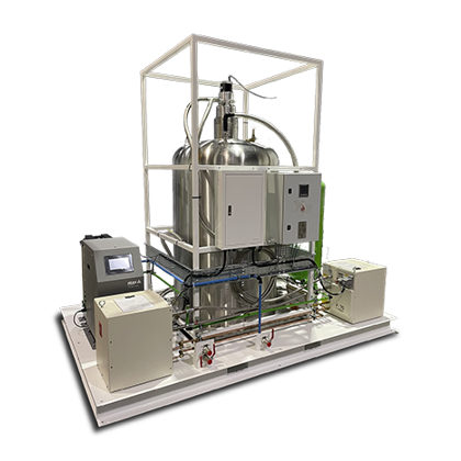 Noblegen Titan Skid – a high-capacity, skid-mounted liquid nitrogen generator system for reliable on-site LN₂ production.