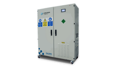 New Noblegen LN-series liquid nitrogen generator, 3/4 left-facing product view